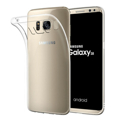 Силиконови гърбове Силиконови гърбове за Samsung Силиконов гръб ТПУ ултра тънък за Samsung Galaxy S8 G950 кристално прозрачен